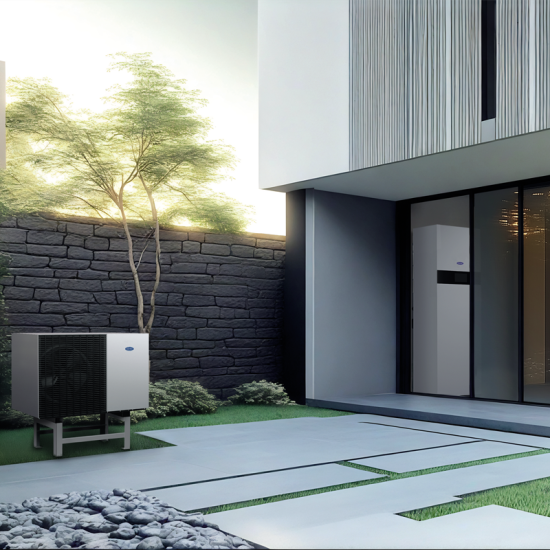 CARRIER AQUASNAP AWH-NGA МОНОБЛОЧНЫЙ ВОЗДУШНО-ВОДЯНОЙ ТЕПЛОВОЙ НАСОС С ВСТРОЕННЫМ БОЙЛЕРОМ 190 Л, 4 КВТ, R290, 230 В