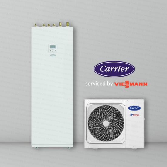 CARRIER XP ENERGY KOMPAKT - ВОЗДУХО-ВОДЯНОЙ ТЕПЛОВОЙ НАСОС "СПЛИТ" С ВСТРОЕННЫМ БОЙЛЕРОМ 10 КВт, R32
