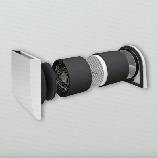 Ventilatsiooniseade Viessmann Vitovent 050-D soojusrekuperatsiooniga - õhuvool kuni 43 m3/h