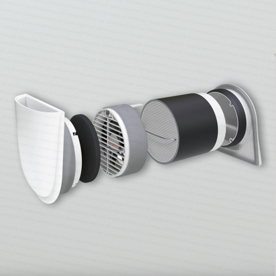 Ventilatsiooniseade Viessmann Vitovent 100-D soojusrekuperatsiooniga - õhuvool kuni 55 m3/h