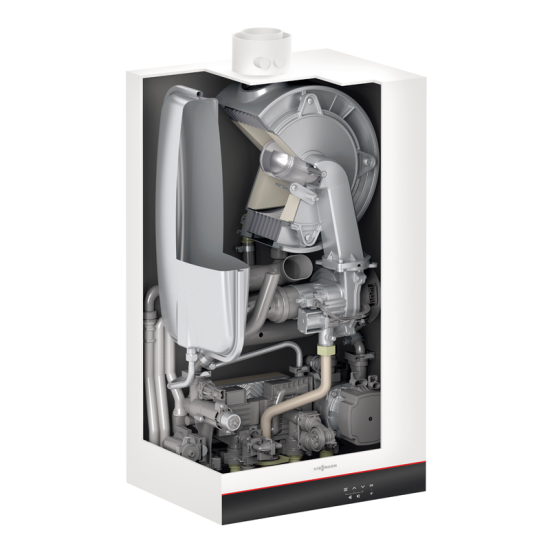 Газовый конденсационный котел Viessmann Vitodens 050-W B0KA комбинированный, 25kW