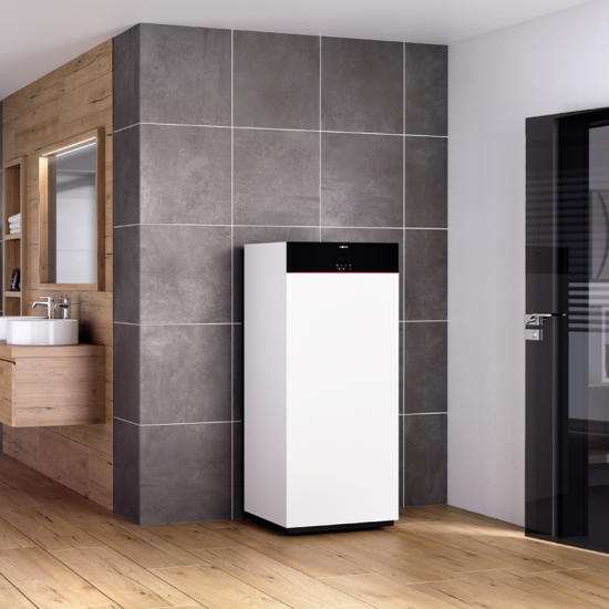 Gaaskondensatsioonikatel Viessmann Vitodens 111-F B1TF sisseehitatud veepaagiga, 25kW