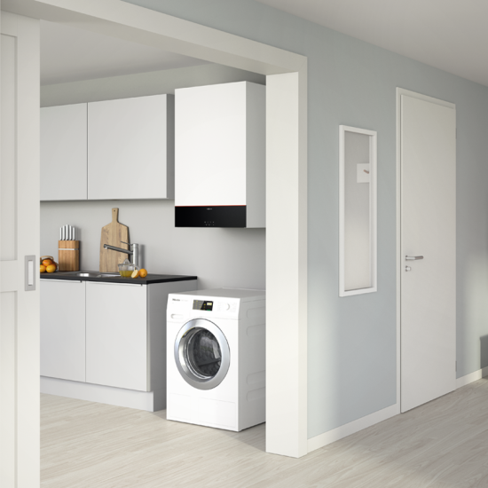 Gaaskondensatsioonikatel Viessmann Vitodens 111-W B1LF sisseehitatud 46l veepaagiga, 25kW